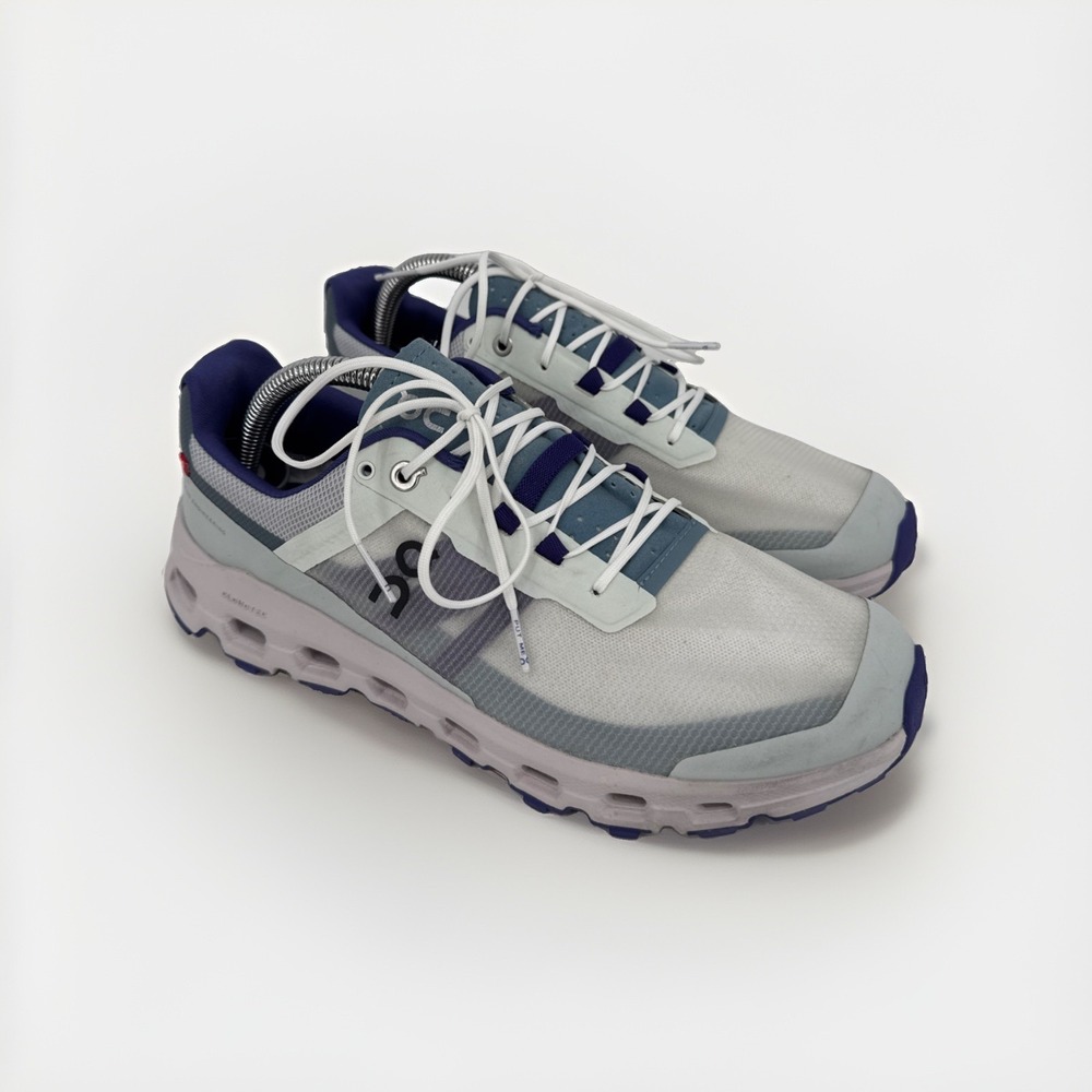On Cloud Cloudvista Women's Running Shoes Size 9.5 Frost/Mineral White/Purple